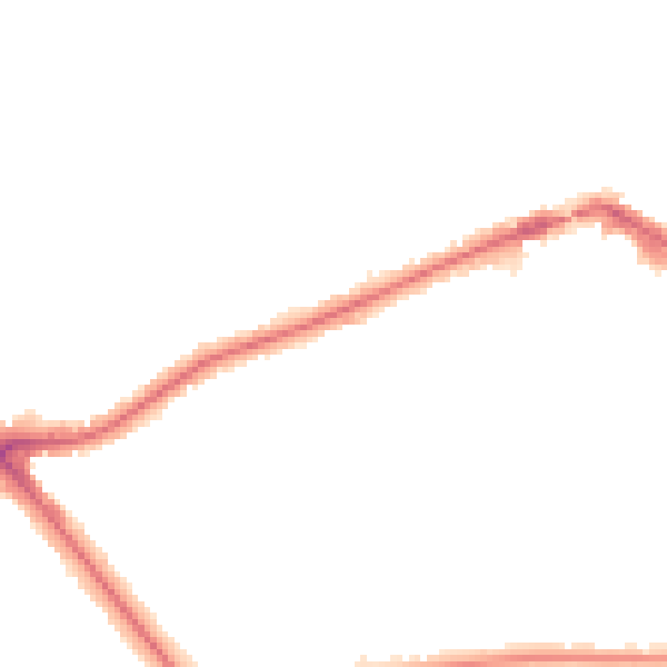 Night-time road noise heatmap for EN5 1PR