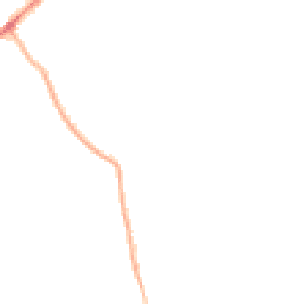 Night-time road noise heatmap for EN5 2AY
