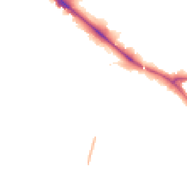 Night-time road noise heatmap for EN5 2DP