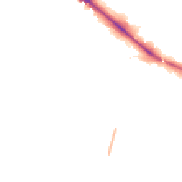 Night-time road noise heatmap for EN5 2FU