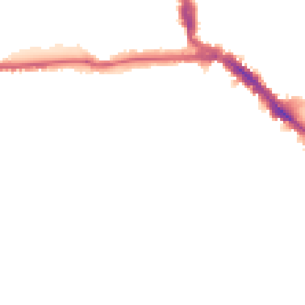 Night-time road noise heatmap for EN5 2JZ