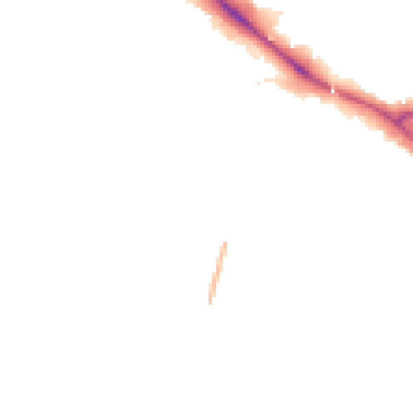 Night-time road noise heatmap for EN5 2TG