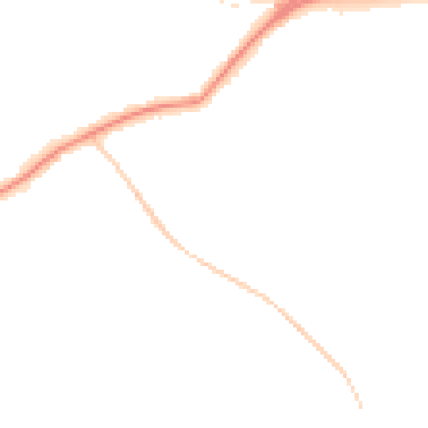 Night-time road noise heatmap for EN5 3AP