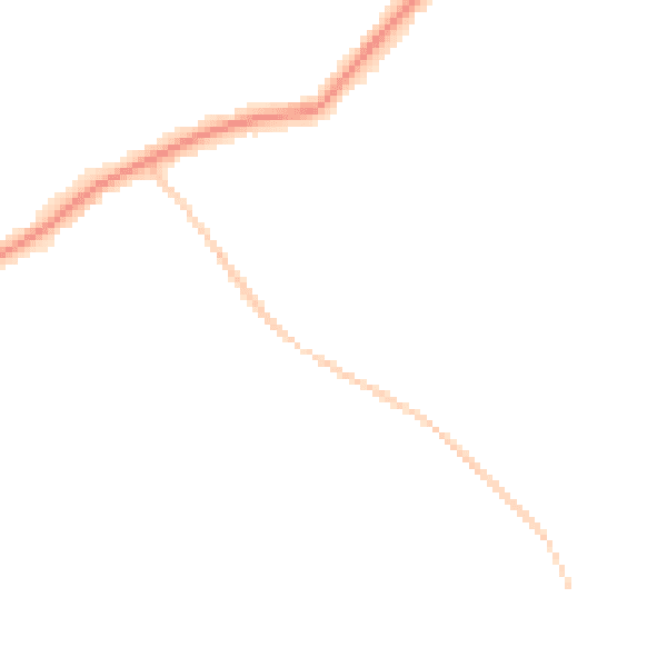 Night-time road noise heatmap for EN5 3AS