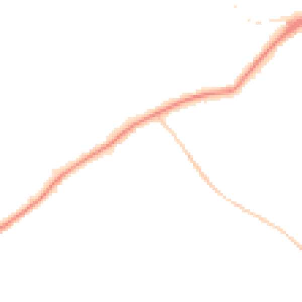 Night-time road noise heatmap for EN5 3LP