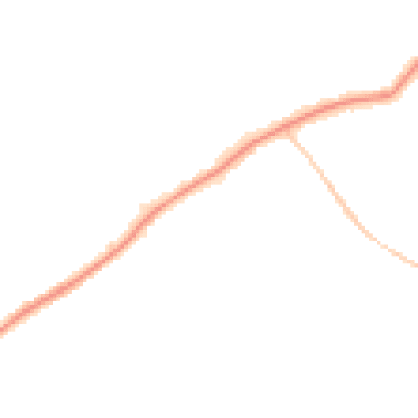 Night-time road noise heatmap for EN5 3LU