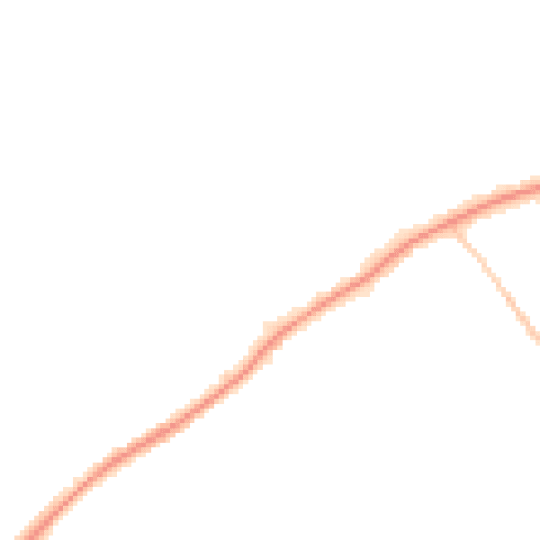 Night-time road noise heatmap for EN5 3LX