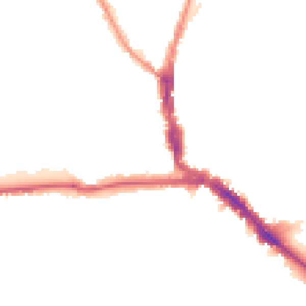 Night-time road noise heatmap for EN5 4DF