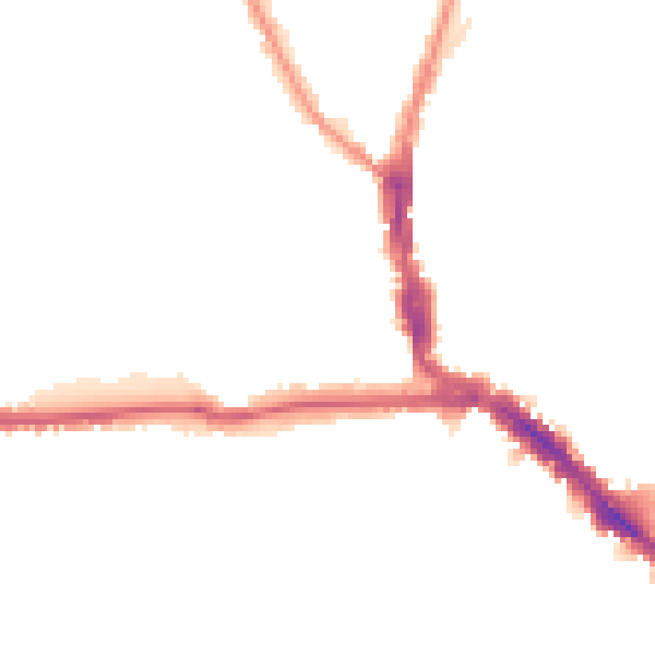 Night-time road noise heatmap for EN5 4HZ