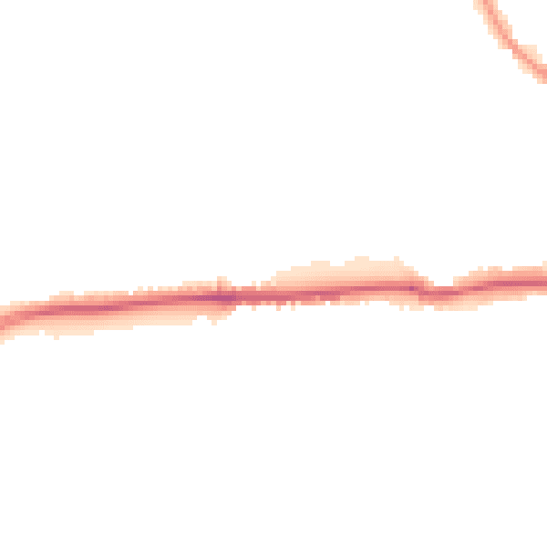 Night-time road noise heatmap for EN5 4NE