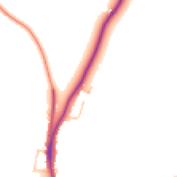 Daytime road noise heatmap for EN5 4QB