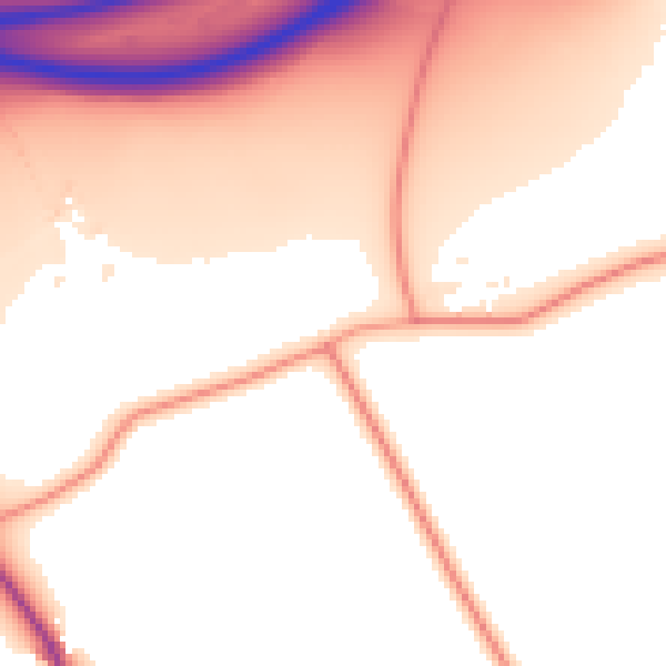 Daytime road noise heatmap for EN5 4RT