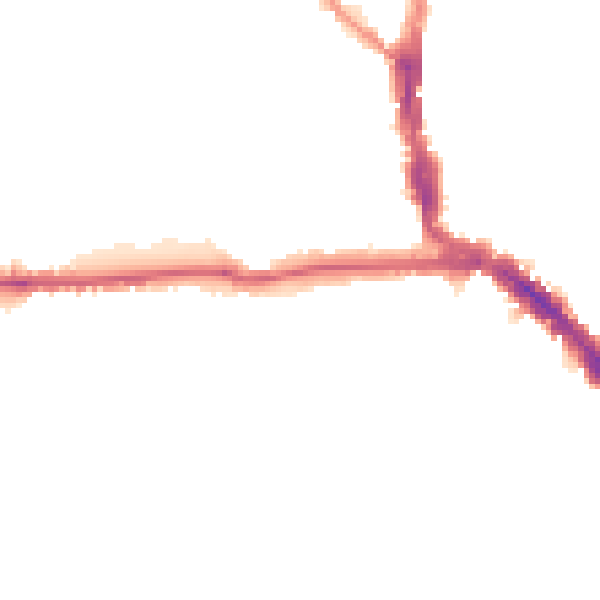 Night-time road noise heatmap for EN5 4SN