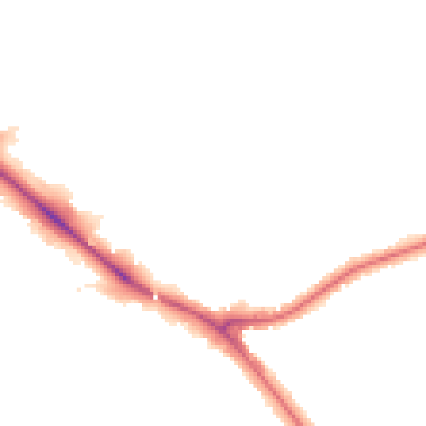 Night-time road noise heatmap for EN5 5AJ