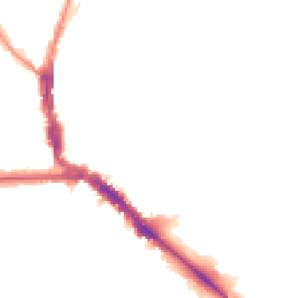 Night-time road noise heatmap for EN5 5FY