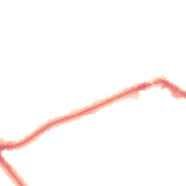 Night-time road noise heatmap for EN5 5JW