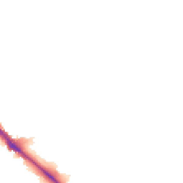 Night-time road noise heatmap for EN5 5LN