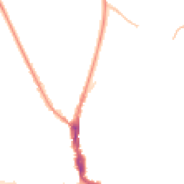 Night-time road noise heatmap for EN5 5PP