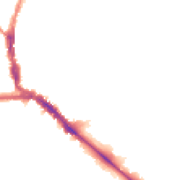 Night-time road noise heatmap for EN5 5SG