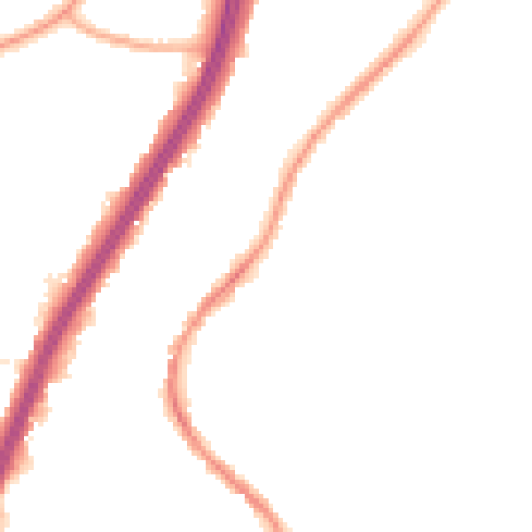 Night-time road noise heatmap for EN8 0AJ