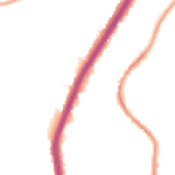 Night-time road noise heatmap for EN8 0DR
