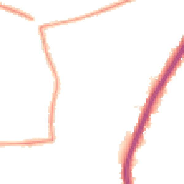 Night-time road noise heatmap for EN8 0DU
