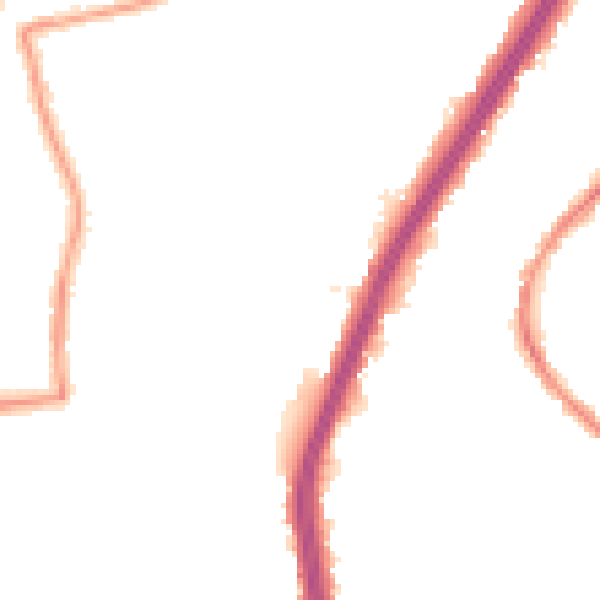 Night-time road noise heatmap for EN8 0DZ