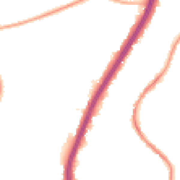 Night-time road noise heatmap for EN8 0ND