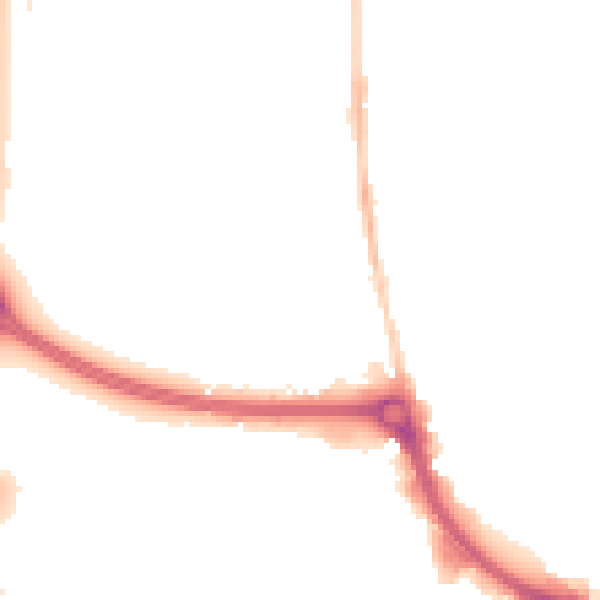 Night-time road noise heatmap for EN8 7BG
