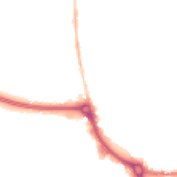 Night-time road noise heatmap for EN8 7FD
