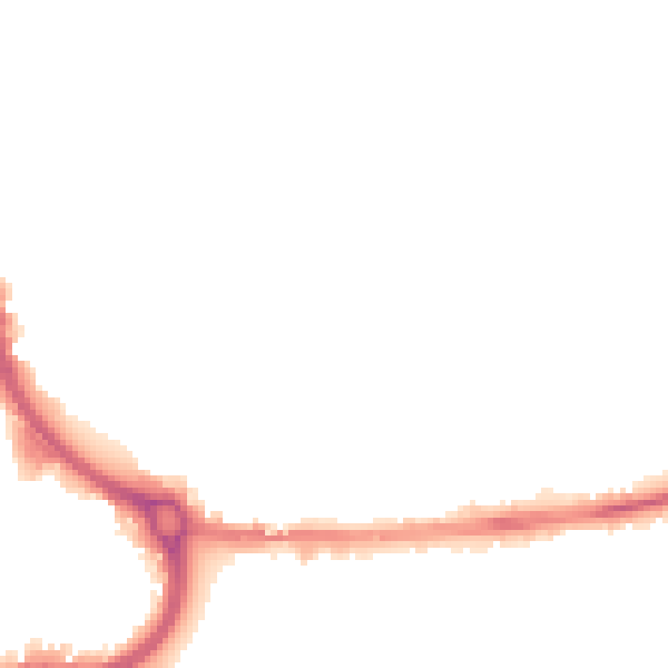Night-time road noise heatmap for EN8 7FJ