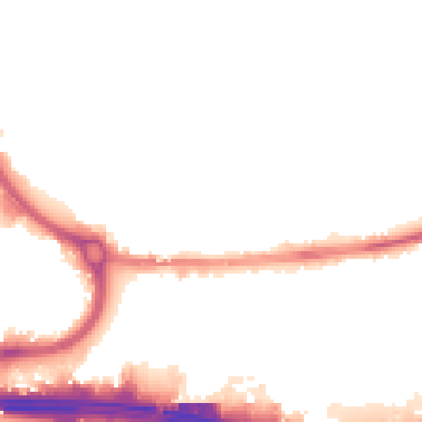 Night-time road noise heatmap for EN8 7FQ