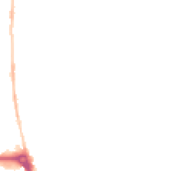 Night-time road noise heatmap for EN8 7HB