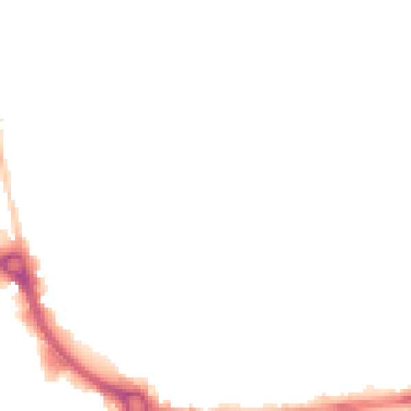 Night-time road noise heatmap for EN8 7JF