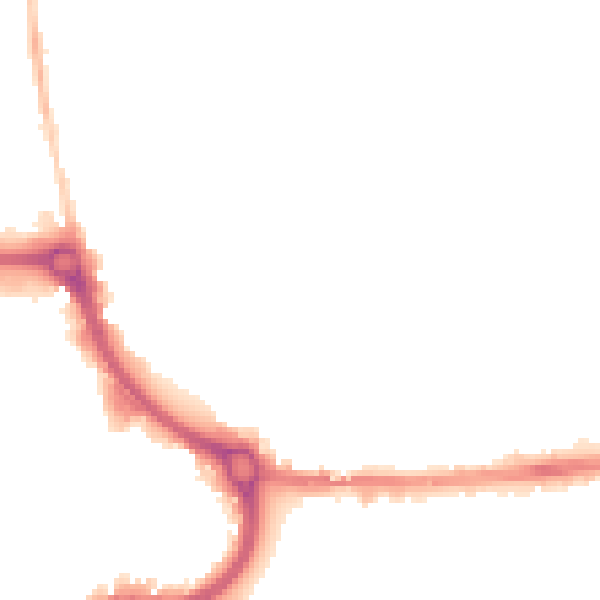 Night-time road noise heatmap for EN8 7JG
