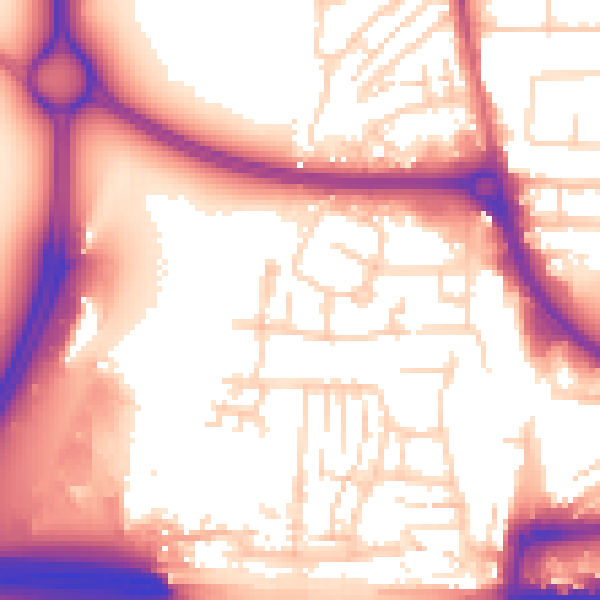 Daytime road noise heatmap for EN8 8AH