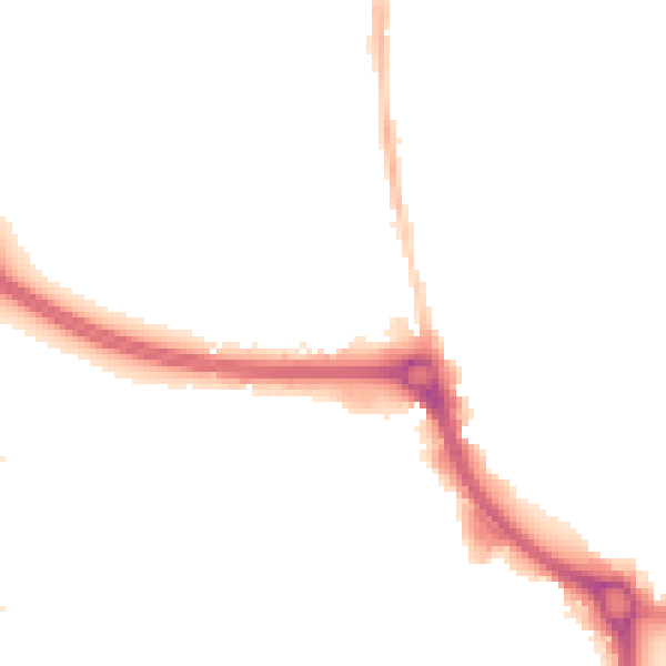 Night-time road noise heatmap for EN8 8AU