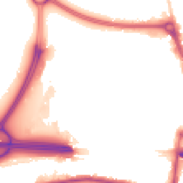 Night-time road noise heatmap for EN8 8EE