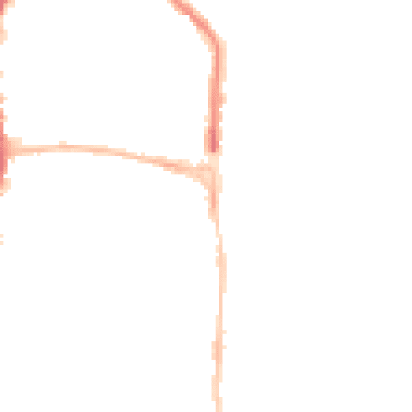 Night-time road noise heatmap for EN8 8NR