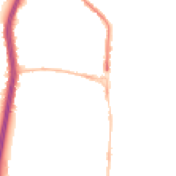 Night-time road noise heatmap for EN8 8NS