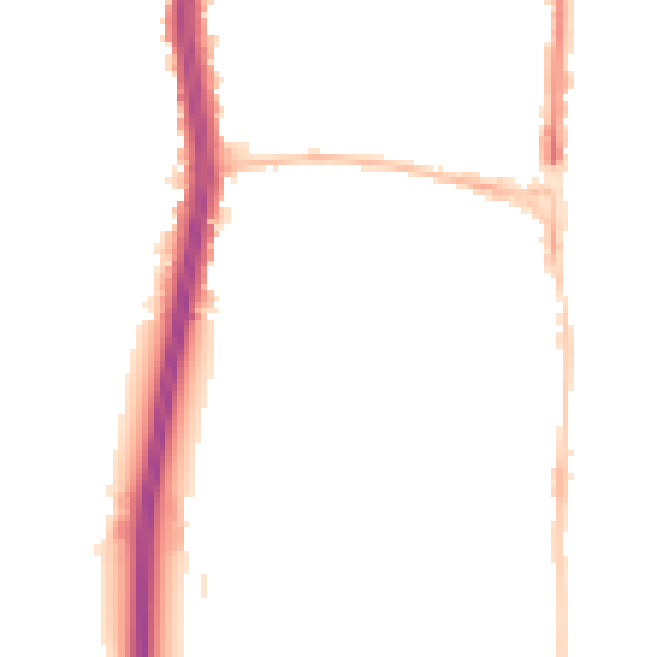 Night-time road noise heatmap for EN8 8PR