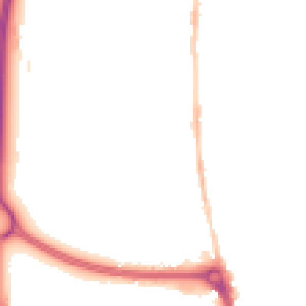Night-time road noise heatmap for EN8 8SJ