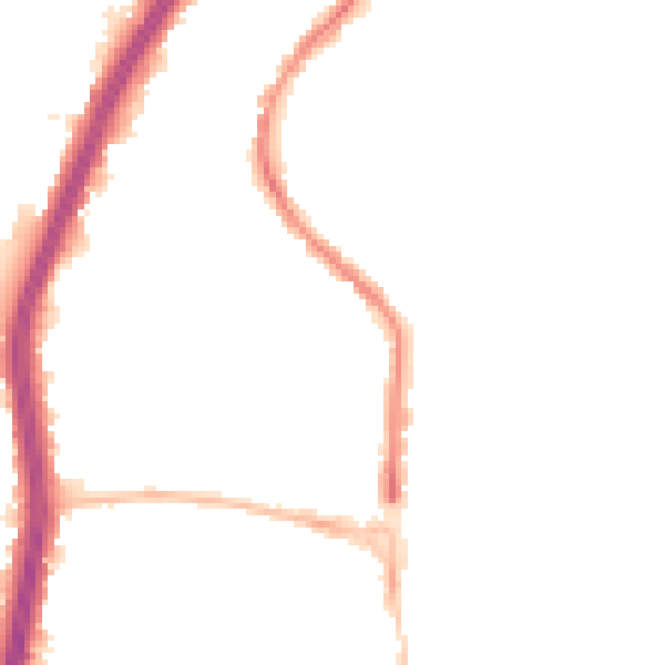 Night-time road noise heatmap for EN8 9DL
