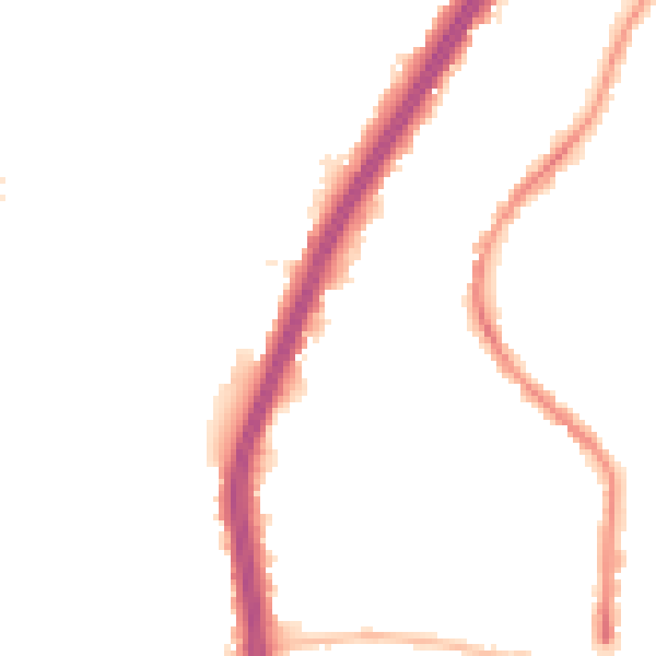 Night-time road noise heatmap for EN8 9EG
