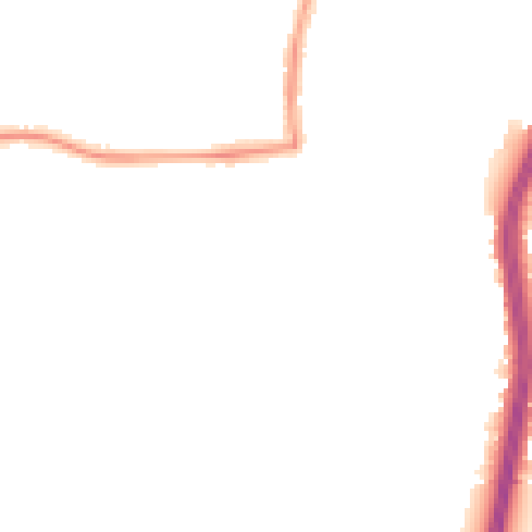 Night-time road noise heatmap for EN8 9FH