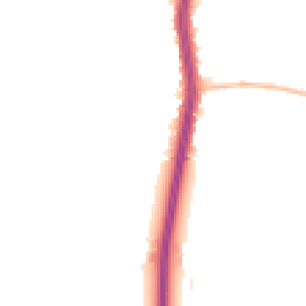 Night-time road noise heatmap for EN8 9FR