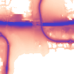 Daytime road noise heatmap for EN9 1AL