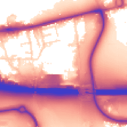Daytime road noise heatmap for EN9 1AS