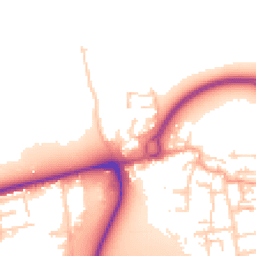 Daytime road noise heatmap for EN9 1BL