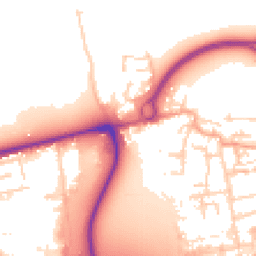 Daytime road noise heatmap for EN9 1BP